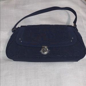 Vera Bradley Navy Blue quilted handbag/purse